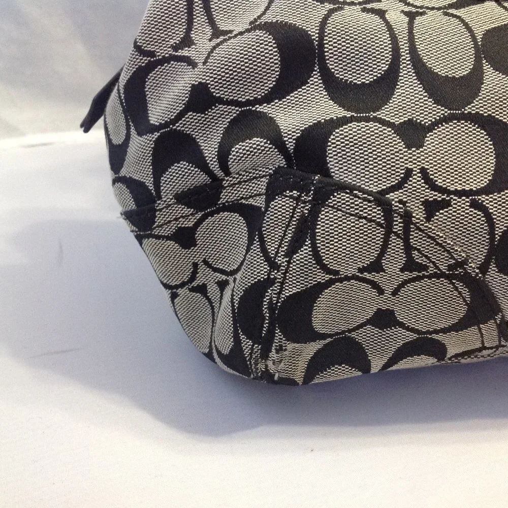 Coach Signature Hobo Bag / Braided Leather Straps